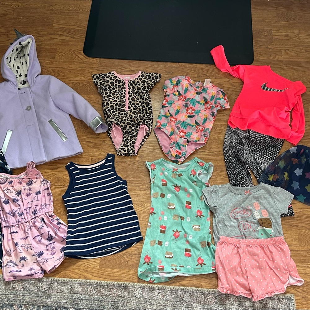 Assorted 3T children’s clothes Nike cat & jack old navy Carter’s bluey